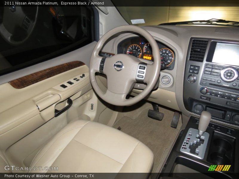 Dashboard of 2011 Armada Platinum