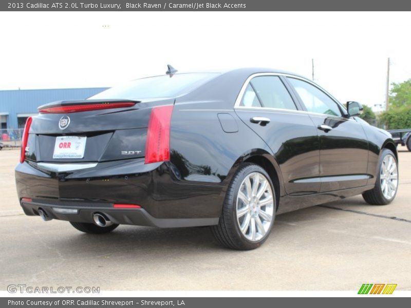 Black Raven / Caramel/Jet Black Accents 2013 Cadillac ATS 2.0L Turbo Luxury