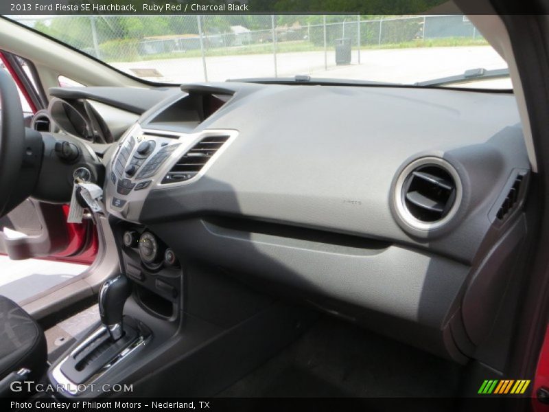 Ruby Red / Charcoal Black 2013 Ford Fiesta SE Hatchback