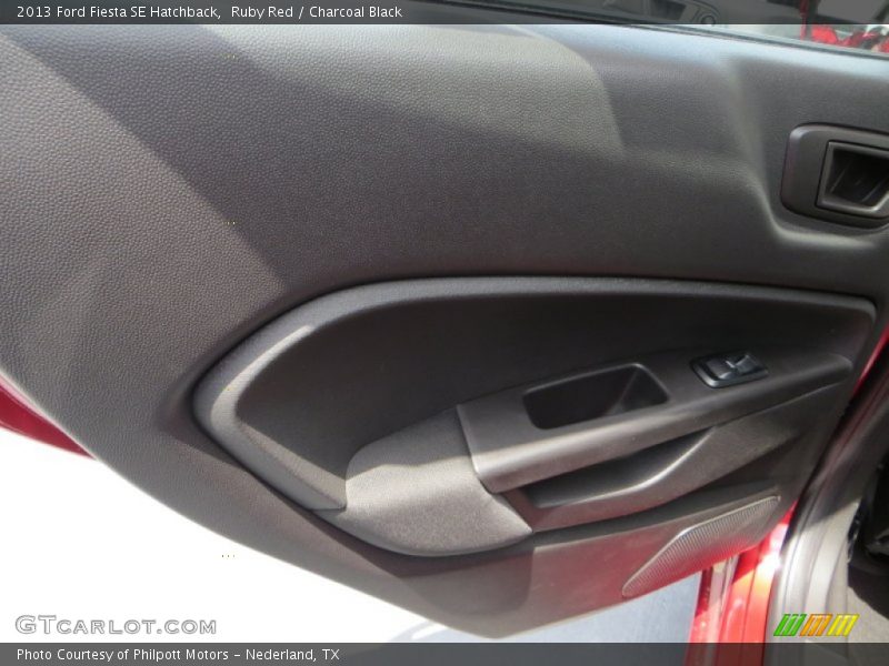 Ruby Red / Charcoal Black 2013 Ford Fiesta SE Hatchback