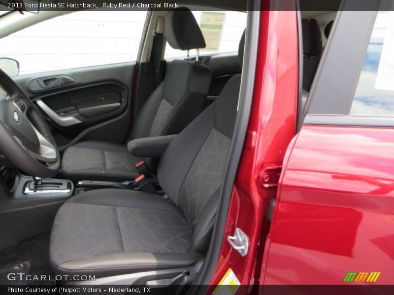 Ruby Red / Charcoal Black 2013 Ford Fiesta SE Hatchback