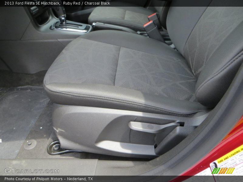 Ruby Red / Charcoal Black 2013 Ford Fiesta SE Hatchback