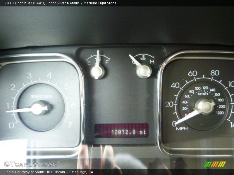 Ingot Silver Metallic / Medium Light Stone 2010 Lincoln MKX AWD