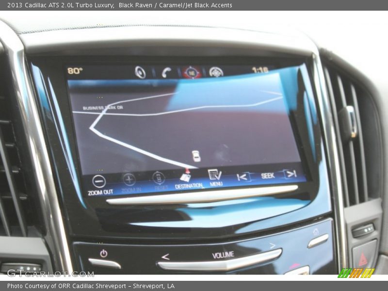 Black Raven / Caramel/Jet Black Accents 2013 Cadillac ATS 2.0L Turbo Luxury