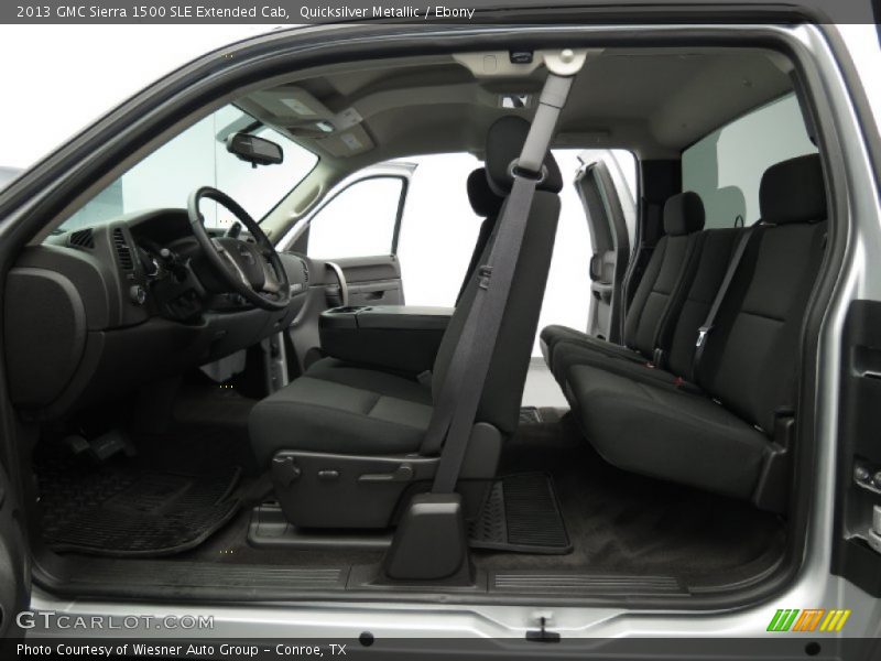 Quicksilver Metallic / Ebony 2013 GMC Sierra 1500 SLE Extended Cab