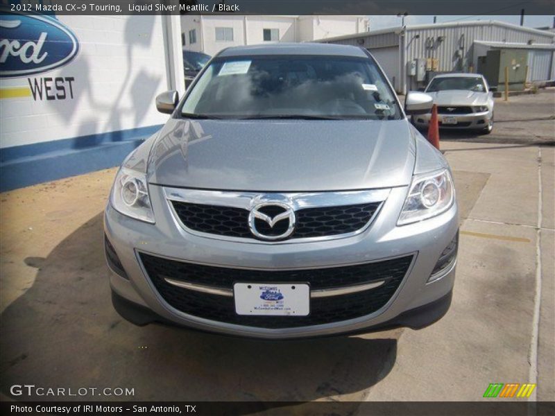 Liquid Silver Meatllic / Black 2012 Mazda CX-9 Touring