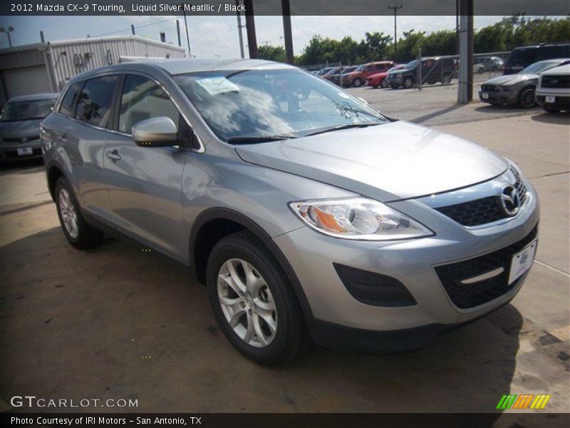 Liquid Silver Meatllic / Black 2012 Mazda CX-9 Touring