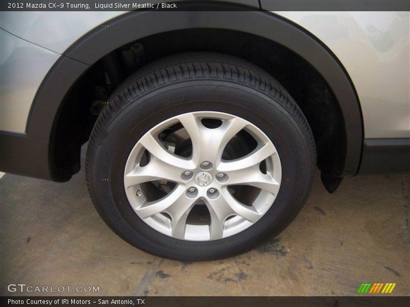 Liquid Silver Meatllic / Black 2012 Mazda CX-9 Touring