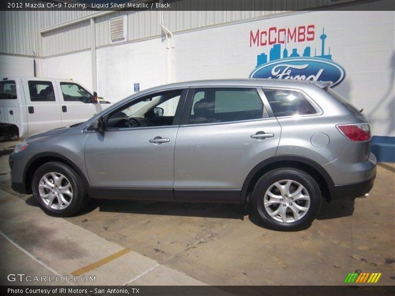 Liquid Silver Meatllic / Black 2012 Mazda CX-9 Touring