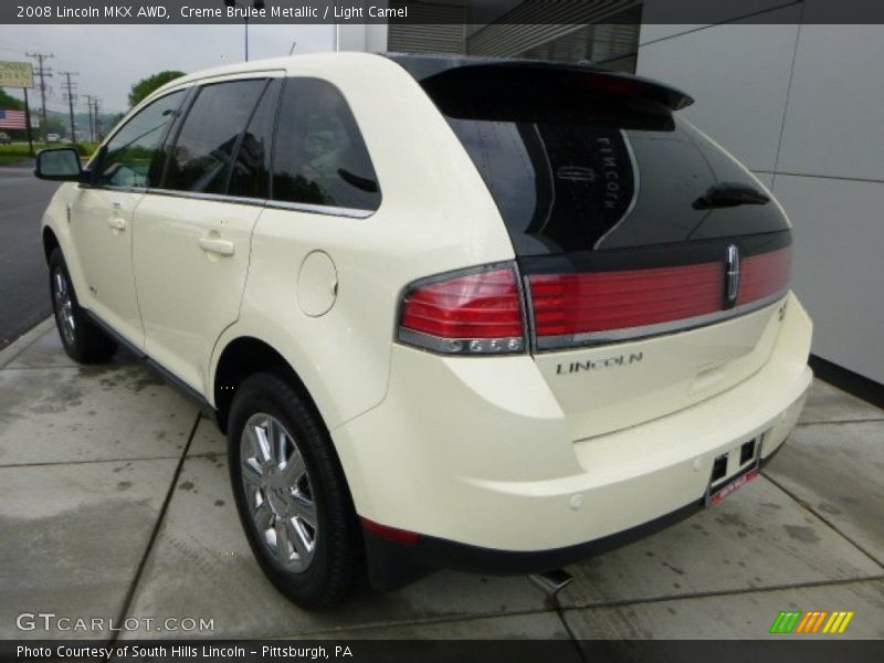 Creme Brulee Metallic / Light Camel 2008 Lincoln MKX AWD