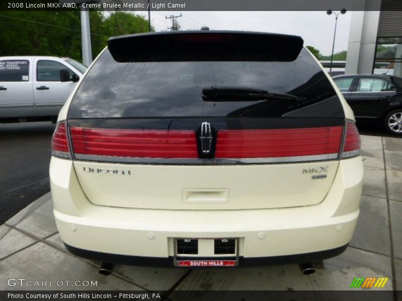 Creme Brulee Metallic / Light Camel 2008 Lincoln MKX AWD