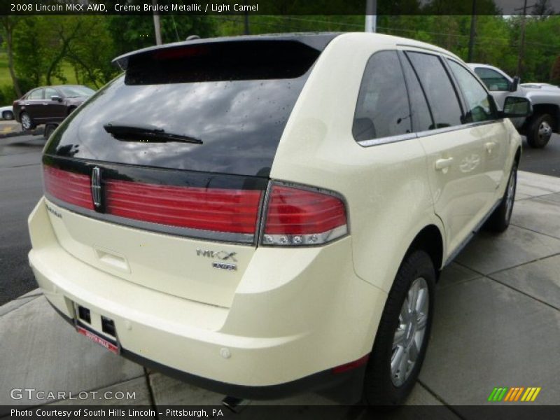 Creme Brulee Metallic / Light Camel 2008 Lincoln MKX AWD