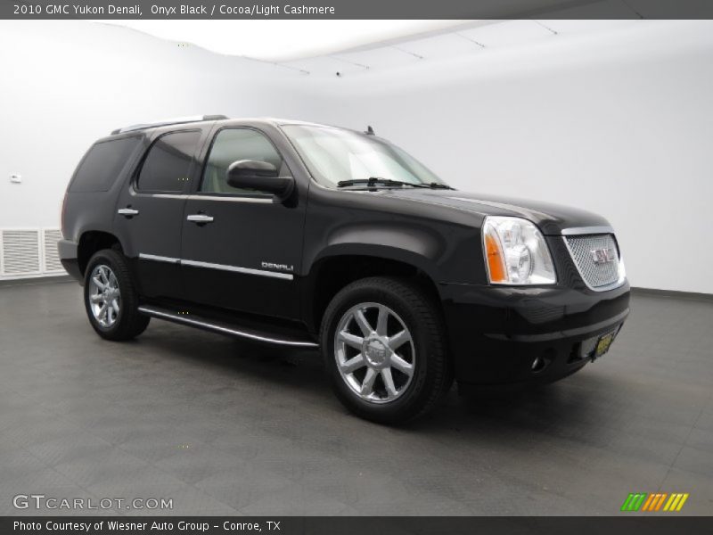 Onyx Black / Cocoa/Light Cashmere 2010 GMC Yukon Denali