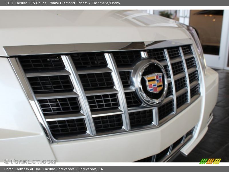 White Diamond Tricoat / Cashmere/Ebony 2013 Cadillac CTS Coupe