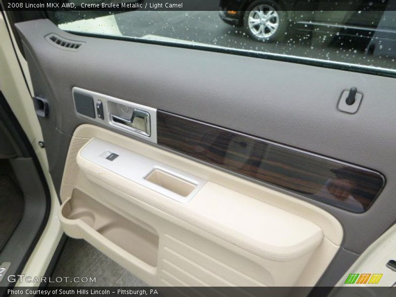 Creme Brulee Metallic / Light Camel 2008 Lincoln MKX AWD