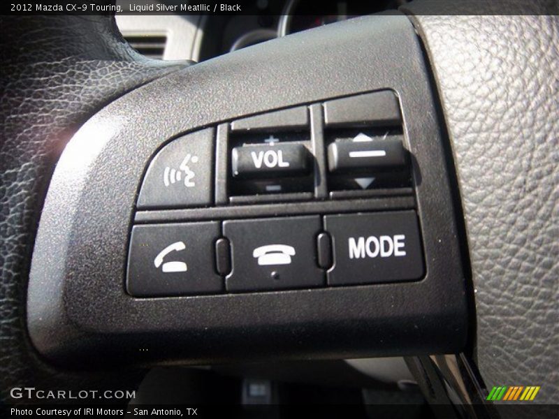 Liquid Silver Meatllic / Black 2012 Mazda CX-9 Touring