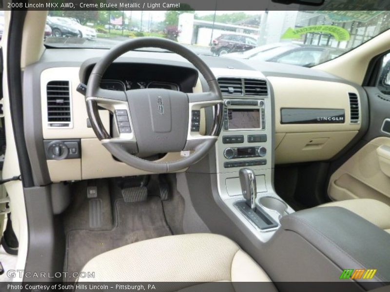 Dashboard of 2008 MKX AWD