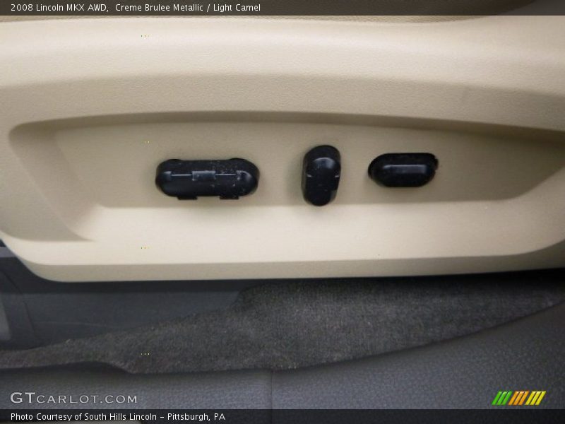 Creme Brulee Metallic / Light Camel 2008 Lincoln MKX AWD