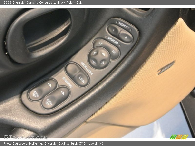 Controls of 2003 Corvette Convertible