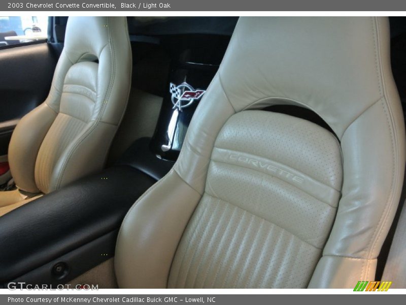 Black / Light Oak 2003 Chevrolet Corvette Convertible