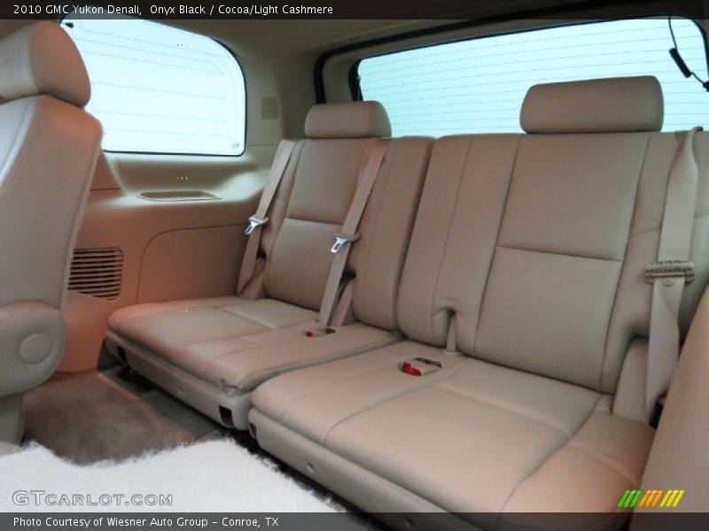 Onyx Black / Cocoa/Light Cashmere 2010 GMC Yukon Denali