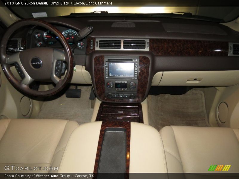 Onyx Black / Cocoa/Light Cashmere 2010 GMC Yukon Denali