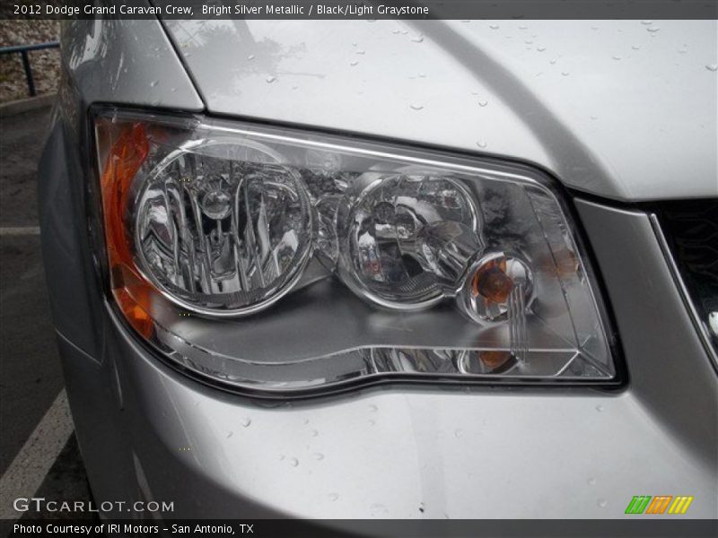 Bright Silver Metallic / Black/Light Graystone 2012 Dodge Grand Caravan Crew