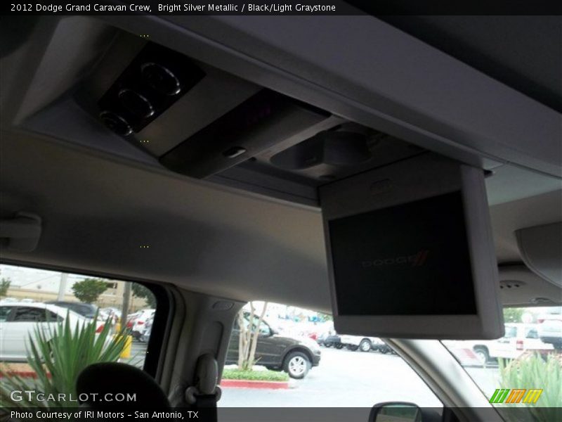 Bright Silver Metallic / Black/Light Graystone 2012 Dodge Grand Caravan Crew