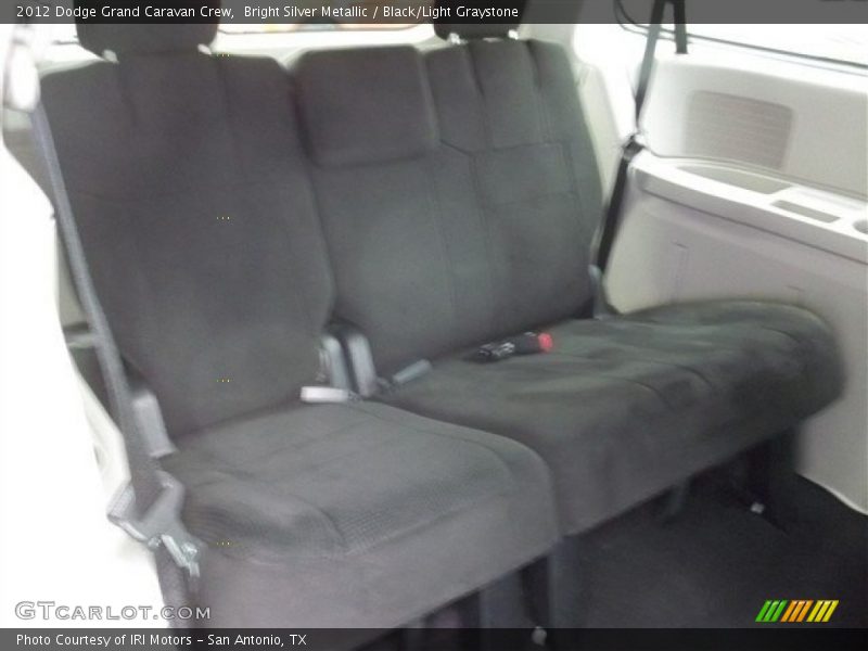 Bright Silver Metallic / Black/Light Graystone 2012 Dodge Grand Caravan Crew