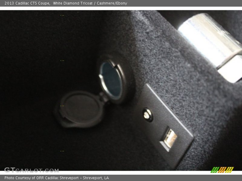 White Diamond Tricoat / Cashmere/Ebony 2013 Cadillac CTS Coupe
