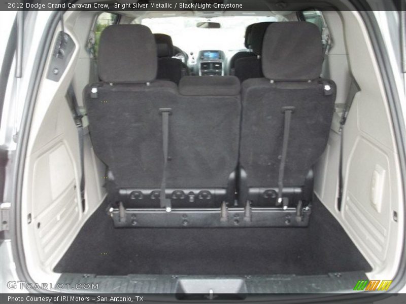 Bright Silver Metallic / Black/Light Graystone 2012 Dodge Grand Caravan Crew