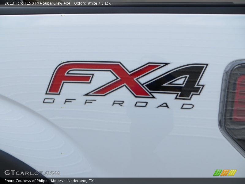 Oxford White / Black 2013 Ford F150 FX4 SuperCrew 4x4