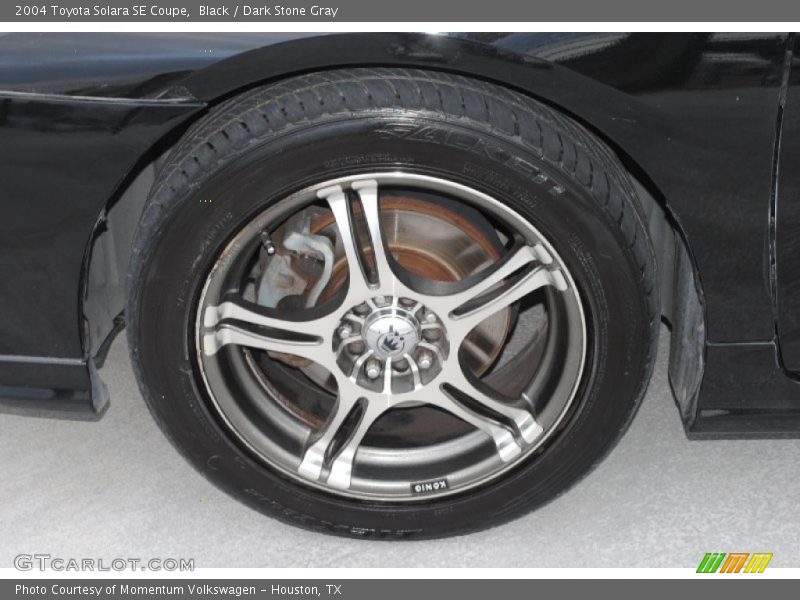 Black / Dark Stone Gray 2004 Toyota Solara SE Coupe