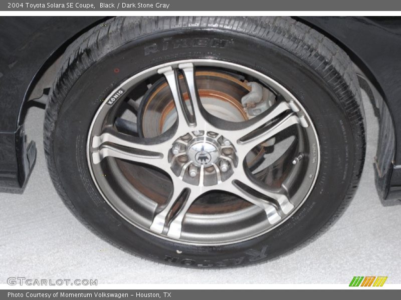 Black / Dark Stone Gray 2004 Toyota Solara SE Coupe
