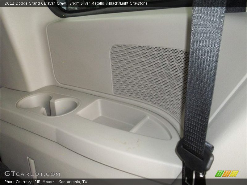 Bright Silver Metallic / Black/Light Graystone 2012 Dodge Grand Caravan Crew