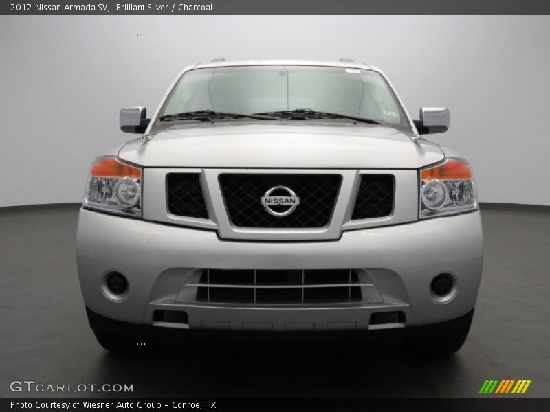 Brilliant Silver / Charcoal 2012 Nissan Armada SV