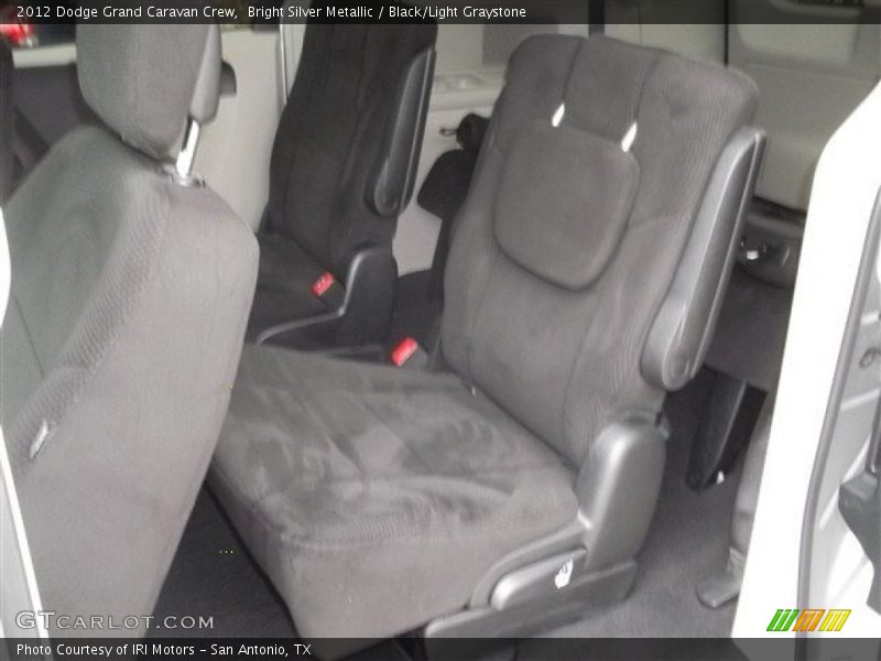 Bright Silver Metallic / Black/Light Graystone 2012 Dodge Grand Caravan Crew