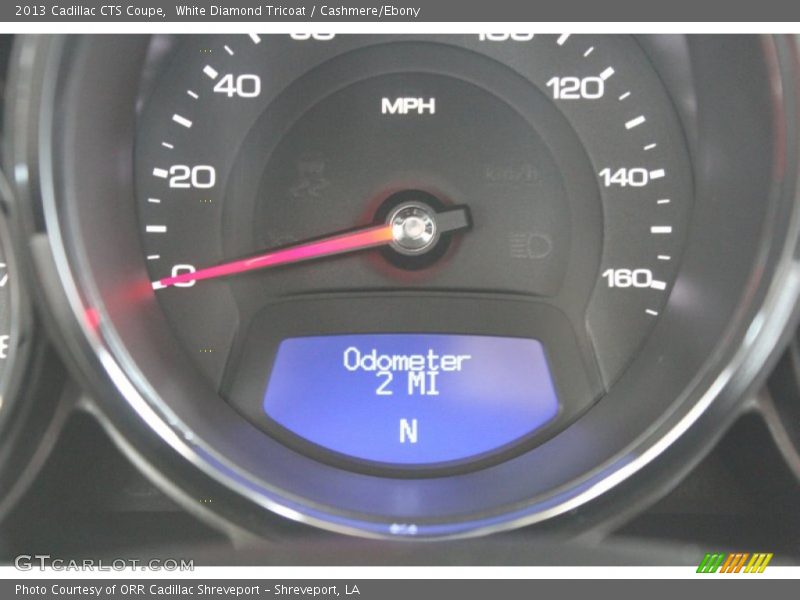 White Diamond Tricoat / Cashmere/Ebony 2013 Cadillac CTS Coupe