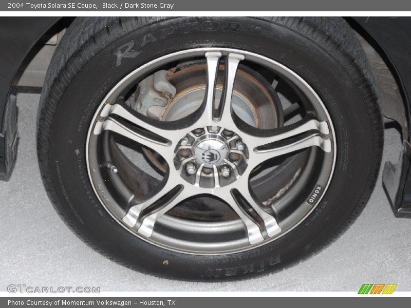 Black / Dark Stone Gray 2004 Toyota Solara SE Coupe