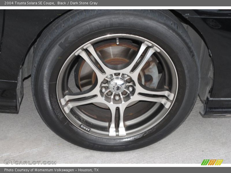 Black / Dark Stone Gray 2004 Toyota Solara SE Coupe