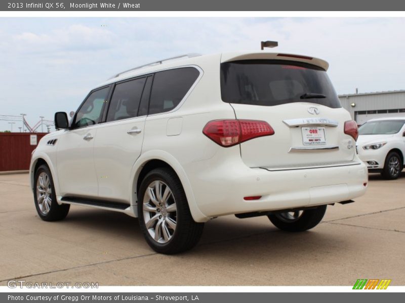 Moonlight White / Wheat 2013 Infiniti QX 56