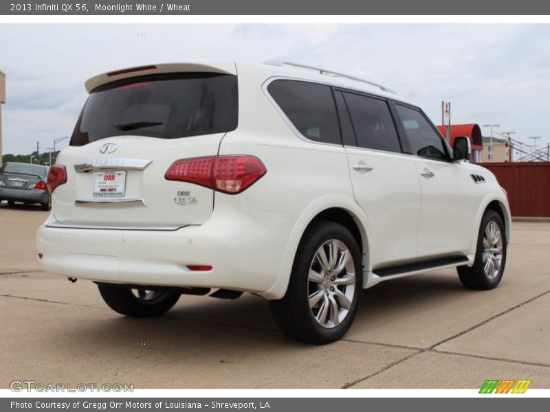 Moonlight White / Wheat 2013 Infiniti QX 56