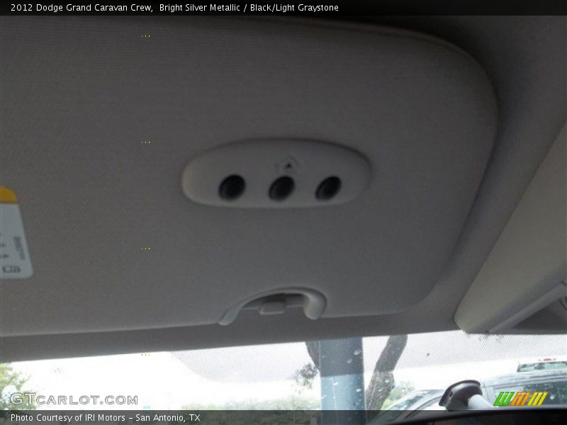Bright Silver Metallic / Black/Light Graystone 2012 Dodge Grand Caravan Crew