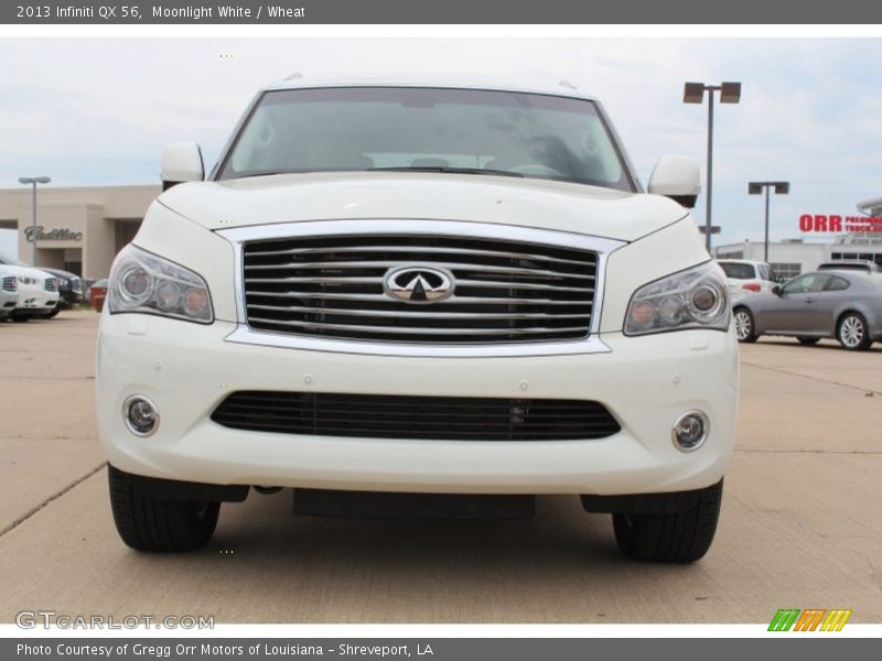 Moonlight White / Wheat 2013 Infiniti QX 56