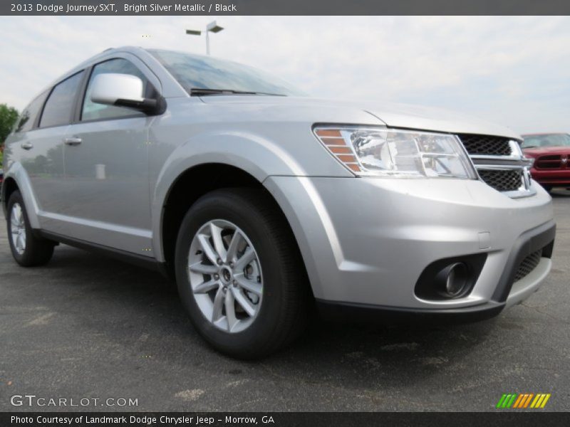 Bright Silver Metallic / Black 2013 Dodge Journey SXT