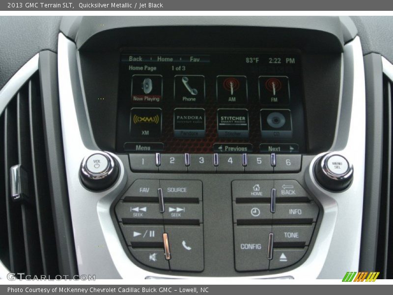 Quicksilver Metallic / Jet Black 2013 GMC Terrain SLT