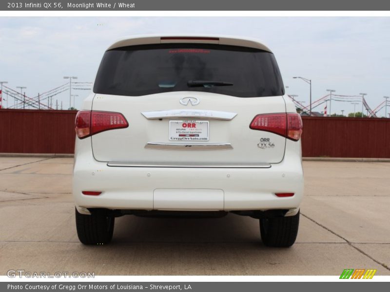 Moonlight White / Wheat 2013 Infiniti QX 56