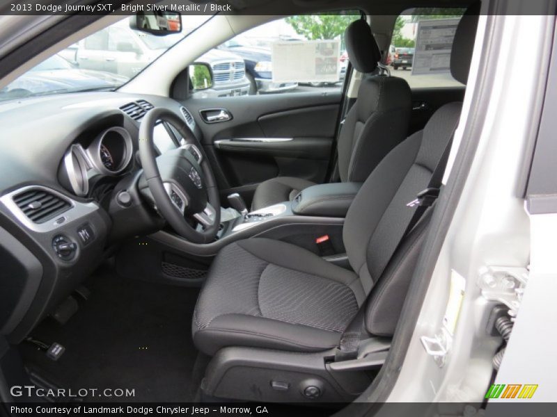 Bright Silver Metallic / Black 2013 Dodge Journey SXT