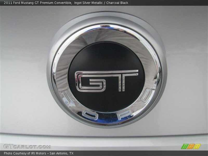 Ingot Silver Metallic / Charcoal Black 2011 Ford Mustang GT Premium Convertible