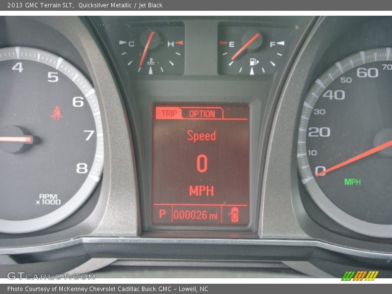 Quicksilver Metallic / Jet Black 2013 GMC Terrain SLT